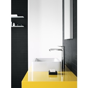 Смеситель для раковины Hansgrohe Metris высокий, с донным клапаном, хром (31082000)