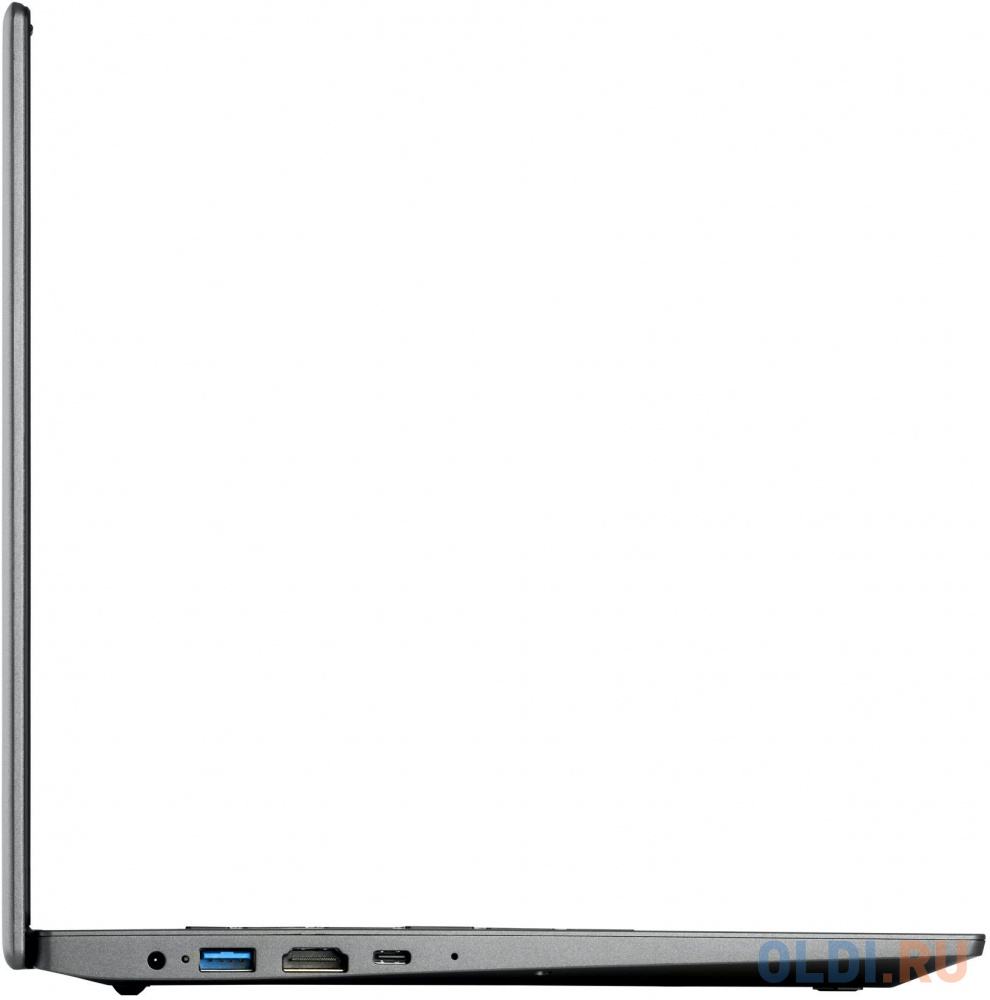 Ноутбук IRU Калибр 14TLH Core i3 1115G4 8Gb SSD512Gb Intel Iris Xe 14.1" IPS FHD (1920x1080) Free DOS grey WiFi BT Cam 4500mAh (1976591)