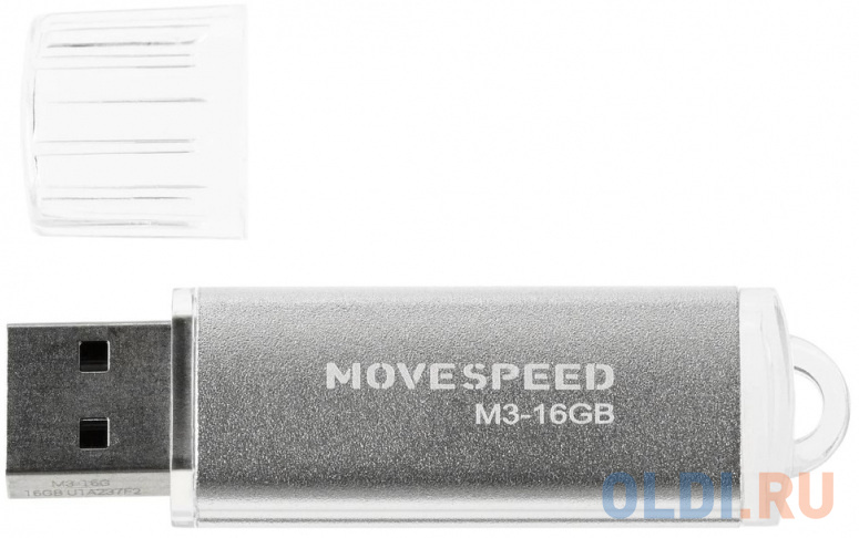 USB  16GB  Move Speed  M3 серебро