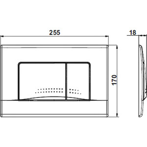 Кнопка смыва Roca Active Pl 32B хром (8901130B1)