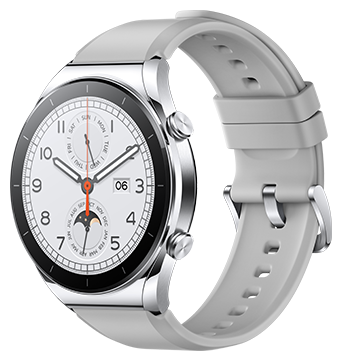 Смарт-часы Xiaomi Watch S1, 1.43" Amoled, серебристый/коричневый + серый (BHR5560GL)