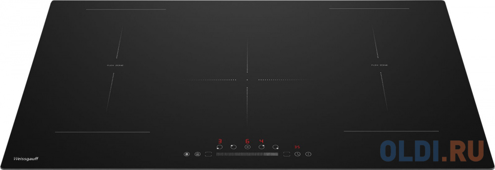 Индукционная варочная поверхность Weissgauff HI 950 BSC Dual Flex черный в Москвe