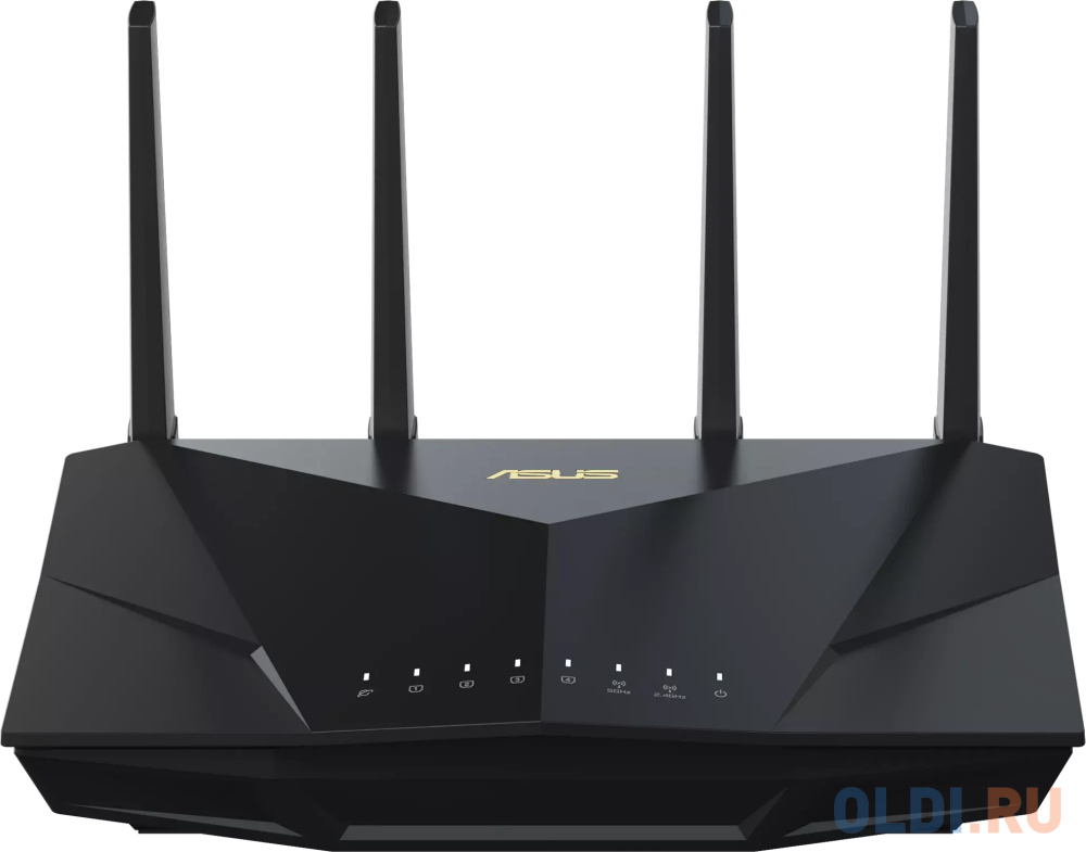 ASUS RT-AX5400 //802.11 a/b/g/n/ac/ax, 4804+574 Mbps, 2,4 + 5 gGz, 4 antennas, USB, LAN; 90IG0860-MO9B00