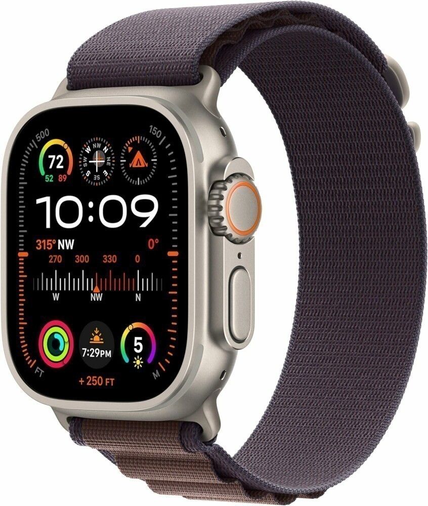 Умные часы Apple Watch Ultra 2 49mm Titanium with Indigo Medium (MRFF3ZA/A)