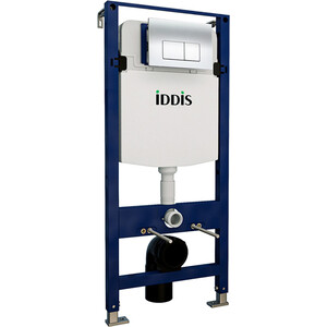 Инсталяция для унитаза IDDIS Комплект 2 в 1: инсталляция и клавиша смыва, хром, Optima Home, IDDIS, OPH00GCi32K