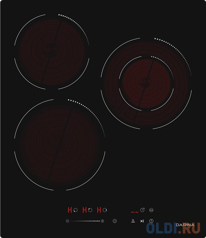Варочная поверхность Darina 6Р Е 3324 B черный