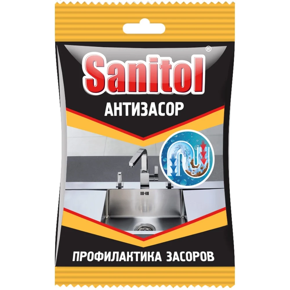 Антизасор для чистки труб Sanitol