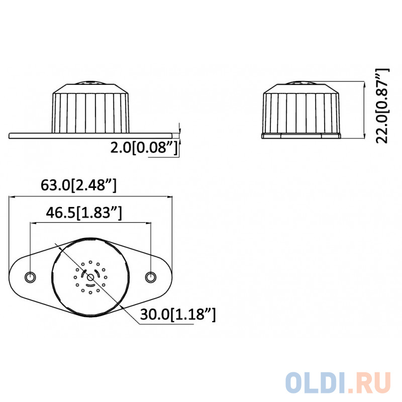 Микрофон Dahua DH-HAP100 белый