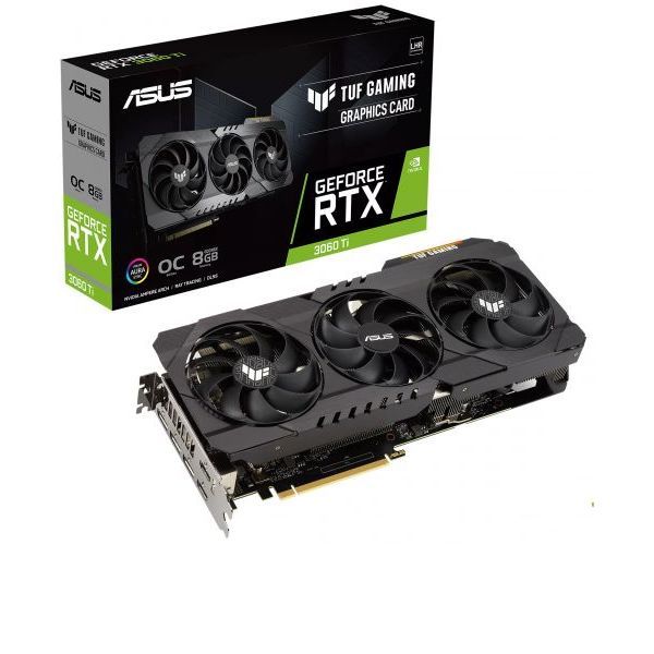 Видеокарта ASUS GAMING RTX 3060 8GD 6X TI TUF (90YV0IL0-M0NA00) в Москвe