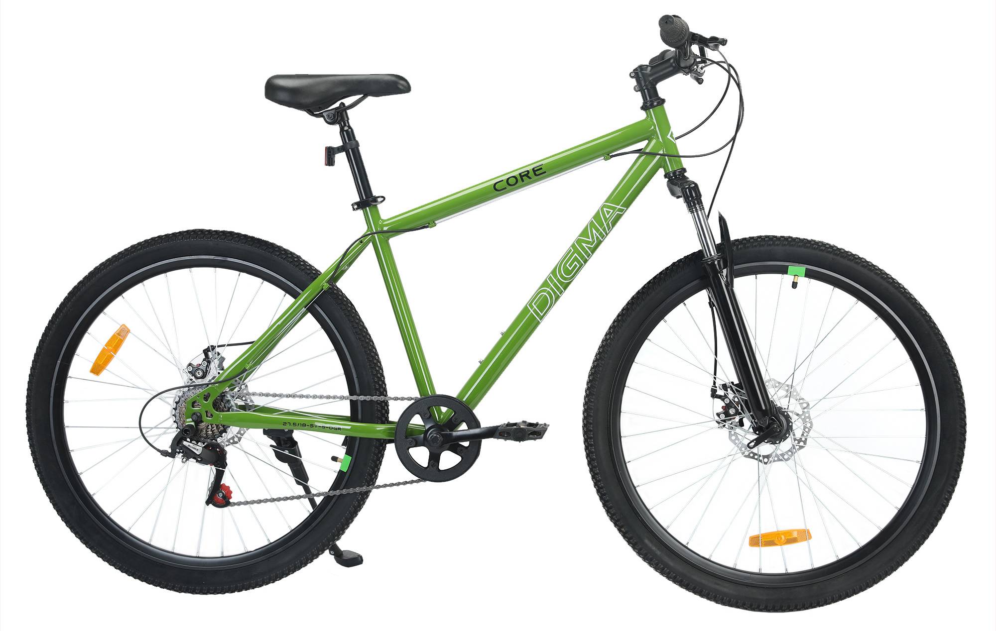 Велосипед горный Digma Core зеленый (core-27.5/18-st-s-dgr)