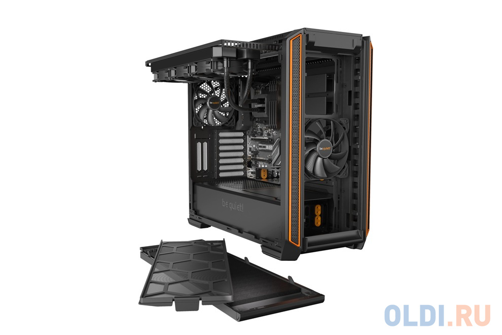 Корпус be quiet! SILENT BASE 601 Orange / midi-tower / side window / BGW25 в Москвe