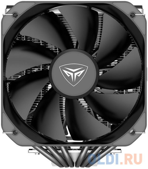 PCCooler G6 BK S115X/1200/1700/20XX /AM4/AM5 (8 шт/кор, TDP 250W, 2x130mm PWM FAN, 6 тепловых трубок 6мм, 400-1600RPM, 10-29dBa)