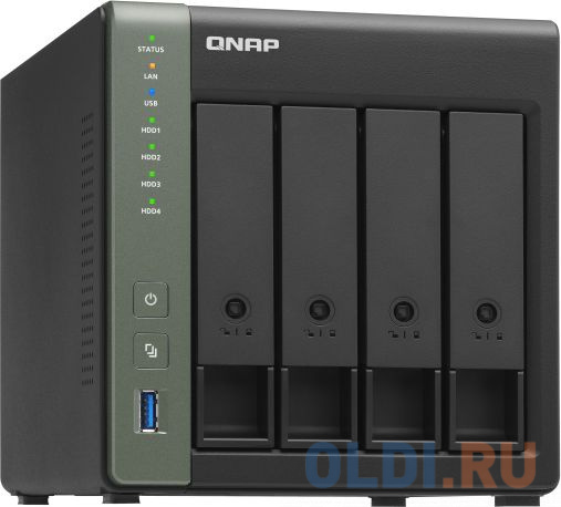 Сетевое хранилище NAS Qnap TS-431X3-4G 4-bay настольный Cortex-A15 AL-314