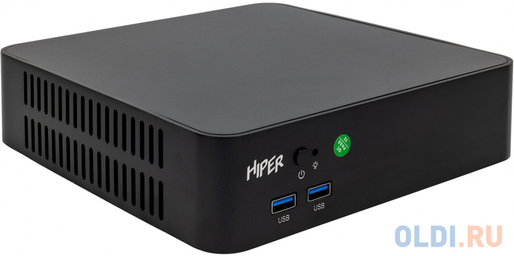 Неттоп Hiper ACTIVEBOX AS8 i3 10105 (3.7) 8Gb SSD256Gb UHDG 630 Windows 10 Professional GbitEth WiFi BT 120W черный (AS8-I3105R8S2WPB)