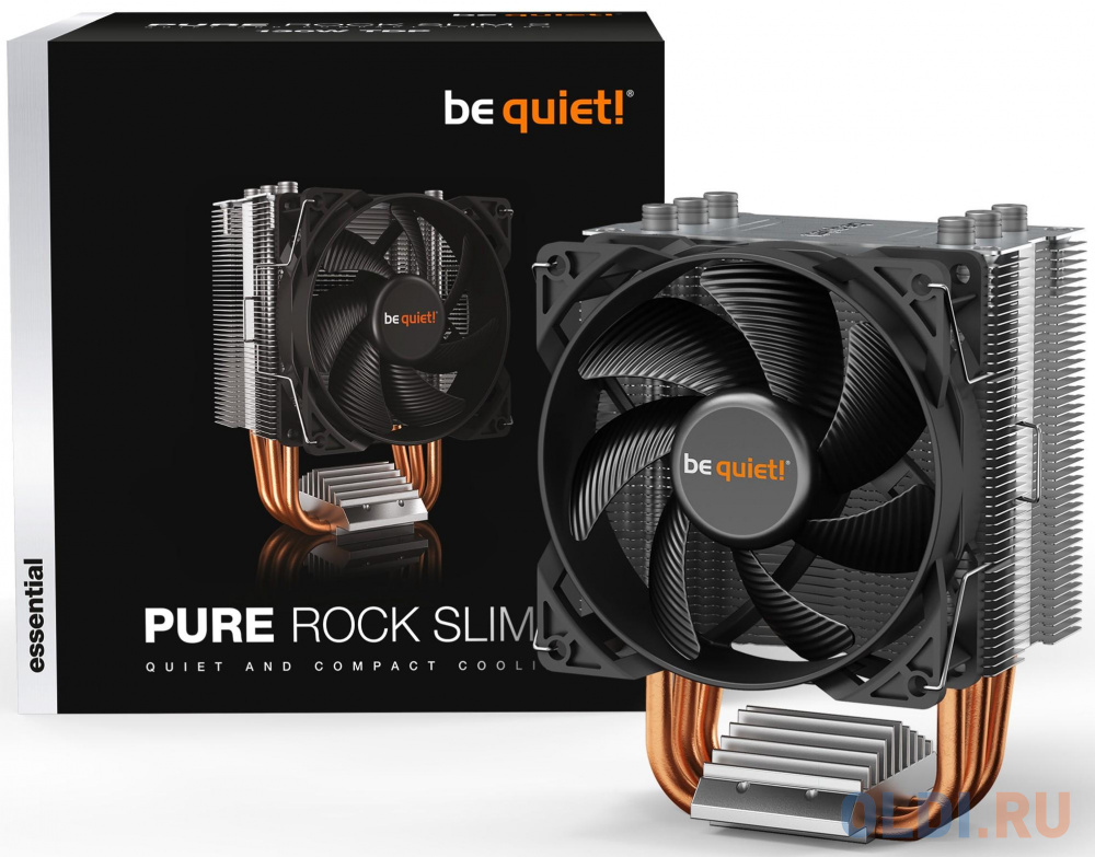 be quiet! PURE ROCK SLIM 2 / LGA 115x;AM3(+),AM4 / 130W TDP / PWM / BK030 / RTL в Москвe