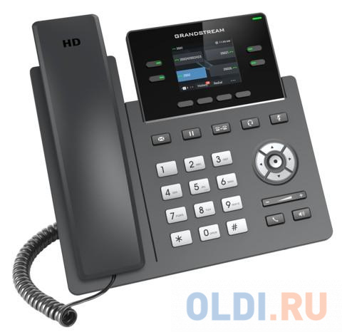 Телефон IP Grandstream GRP-2612P черный