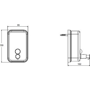 Дозатор для жидкого мыла Ideal Standard iom (A9109MY) в Москвe