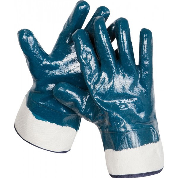 Перчатки рабочие с нитриловым покрытием, XL, Зубр ПРОФЕССИОНАЛ (11270-XL)