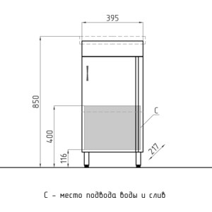 Мебель для ванной Style line Эко Стандарт №1 белая в Москвe