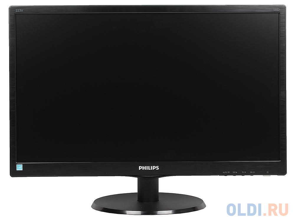 Монитор 21.5" Philips 223V5LHSB2/00(01) Black 1920x1080, 5ms, 200 cd/m2, 1000:1 (DCR 10M:1), D-Sub, HDMI, vesa в Москвe