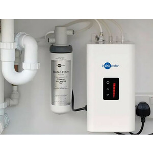 Смеситель для кухни InSinkErator AquaHot с системой мгновенного приготовления кипяченой воды, матовый никель (F-4N1J-BR)