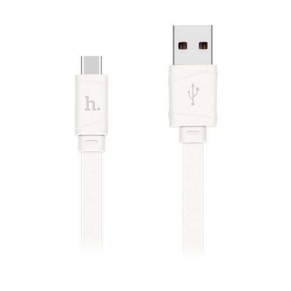 Кабель USB-USB Type-C, HOCO, X5 Bamboo, 1м, белый (X5)