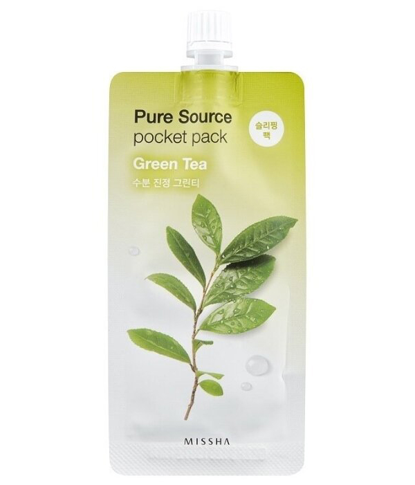 Маска для лица MISSHA Pure Source Pocket Pack (Green Tea) 10 мл