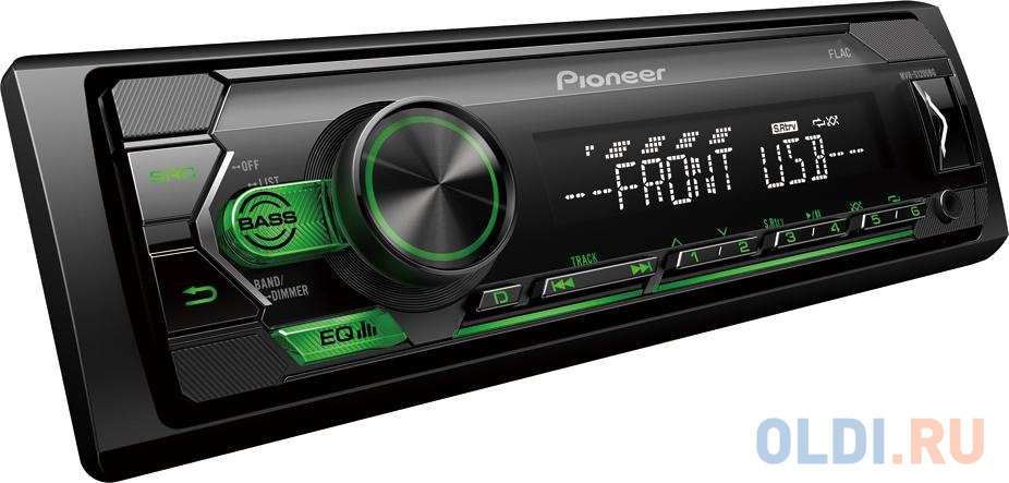 Автомагнитола Pioneer MVH-S120UBG 1DIN 4x50Вт