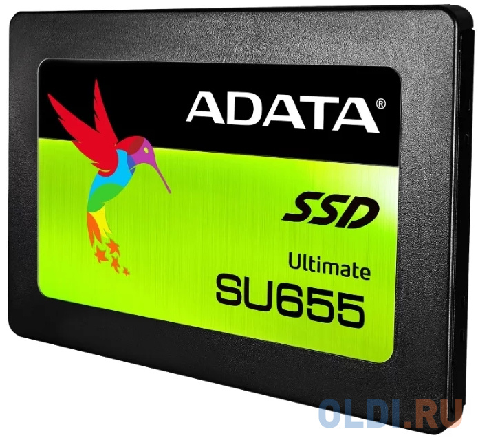 Твердотельный накопитель SSD 2.5" 240 Gb A-Data Ultimate SU655 Read 520Mb/s Write 450Mb/s 3D NAND TLC ASU655SS-240GT-C