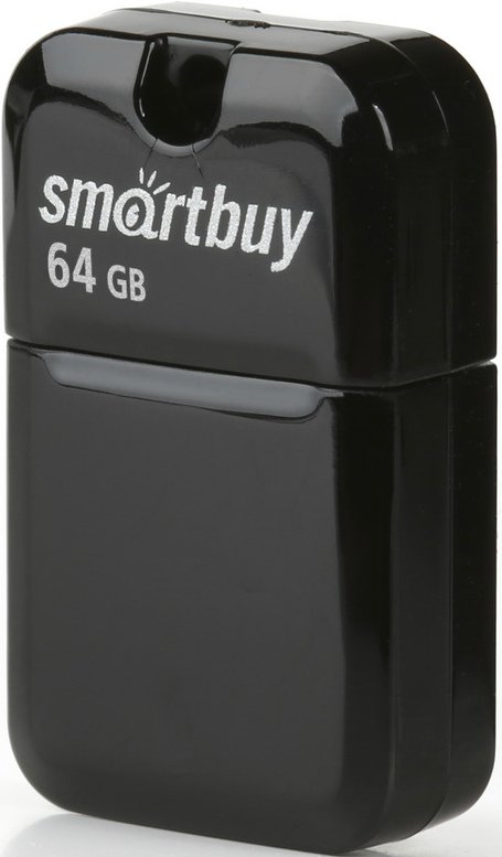 Флешка 64Gb USB 2.0 SmartBuy ART, черный (SB64GBAK)