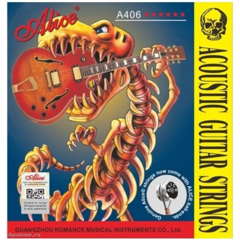 Струны для акустической гитары ALICE A406P-SL