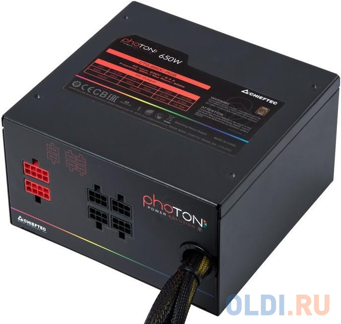 Блок питания Chieftec CTG-650C-RGB 650 Вт в Москвe