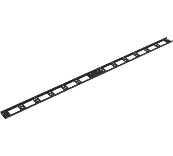 Органайзер кабельный TLK TLK-OV75-42U-I-BK, вертикальный, 42U, металл черный (TLK-OV75-42U-I-BK)