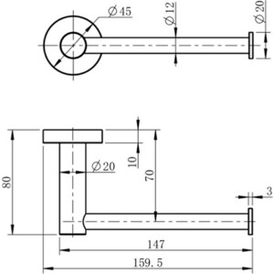 Держатель туалетной бумаги Sapho X-Round хром (XR723)