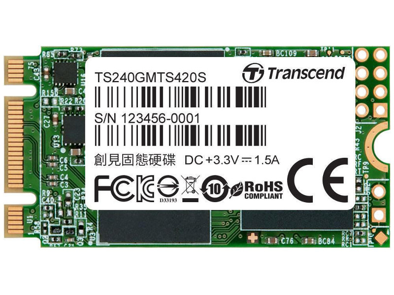 Накопитель SSD Transcend MTS420 240Gb (TS240GMTS420S)