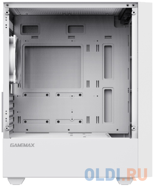 Корпус microATX GameMax STORM WH Без БП белый