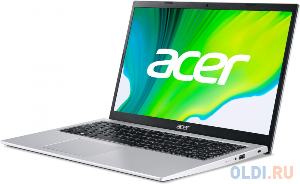 Ноутбук 15.6" FHD ACER Aspire A315-35-P3LM silver (Pen N6000/8Gb/noSSD/1Tb HDD/VGA int/noOS) (NX.A6LER.003)