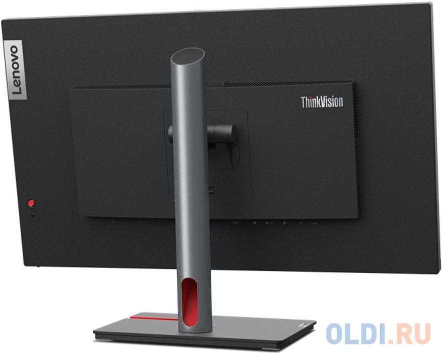 МОНИТОР 27" Lenovo ThinkVision T27h-30 Black с поворотом экрана  (IPS,2560x1440,4 ms,178°/178°,350 cd/m,1000:1,99% sRGB,