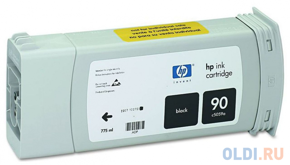 Картридж HP C5059A №90 для HP DesignJet 4000 4500 черный в Москвe