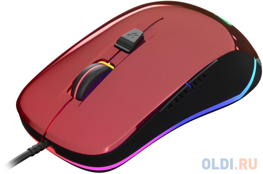 Мышь проводная Oklick GMNG 850GM чёрный красный USB в Москвe