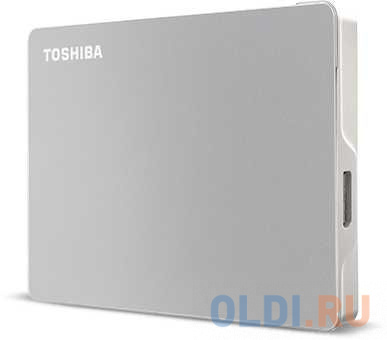 Внешний жесткий диск 2.5" 2 Tb USB 3.0 Toshiba Canvio Flex Silver HDTX120ESCAA серебристый