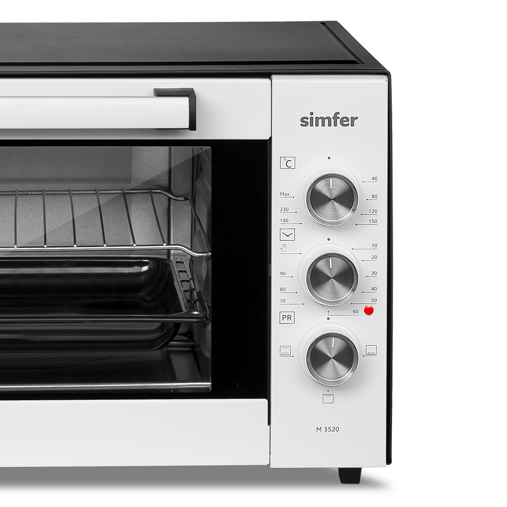 Мини-печь Simfer M3520 серия Classic, 3 режима работы, верхний и нижний нагрев