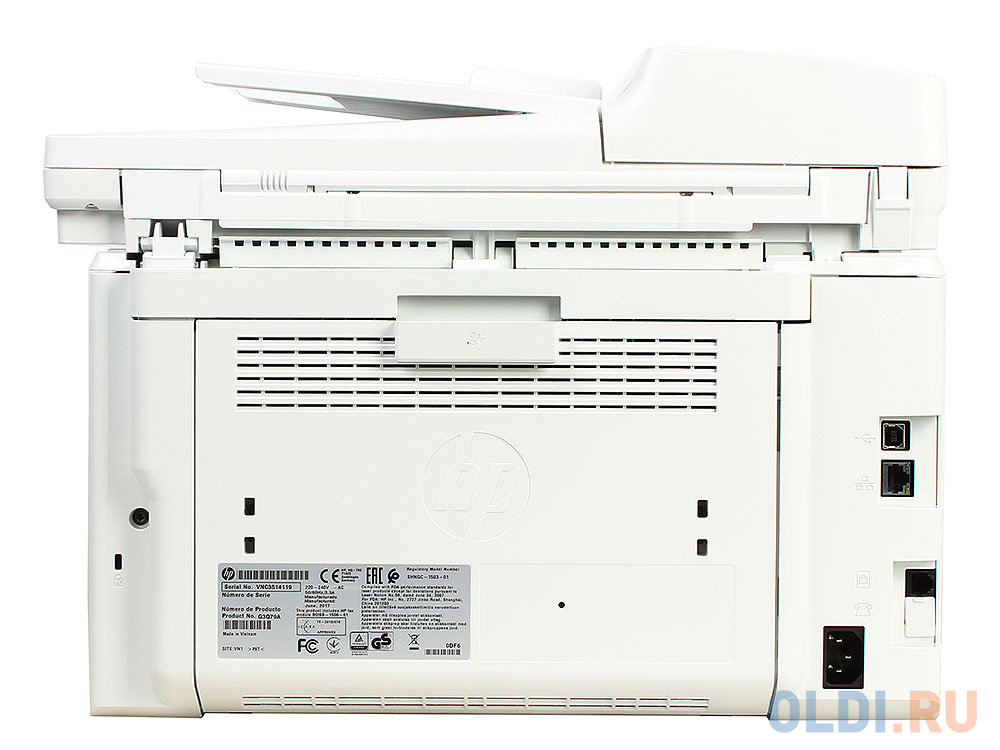 МФУ HP LaserJet Pro M227fdn <G3Q79A принтер/сканер/копир/факс, A4, 28 стр/мин, ADF, дуплекс, USB, LAN