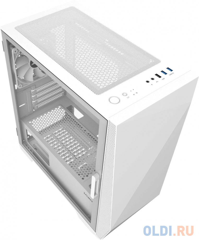 Корпус MiniTower Zalman Z1 Iceberg white (mATX, window, FRONT 2x120mm, REAR 1x120mm, без БП) (Z1 Iceberg white) в Москвe