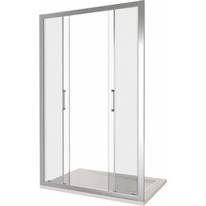 Душевая дверь Good Door Latte WTW-TD 170х185 прозрачная, хром матовый (WTW-TD-170-C-WE)