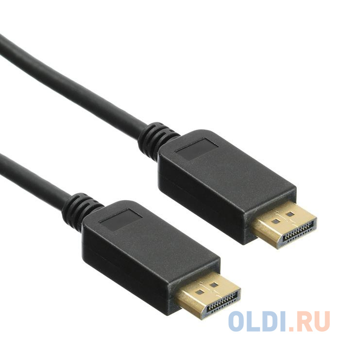 Кабель DisplayPort 2м Бюрократ BHP DPP_1.2-2 круглый черный