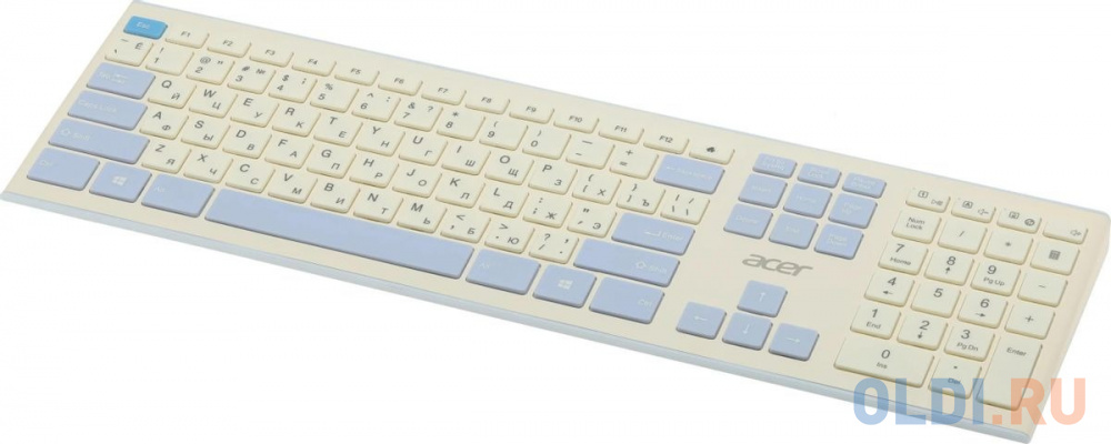 Клавиатура+мышь Acer OCC205 Wireless White/Blue в Москвe