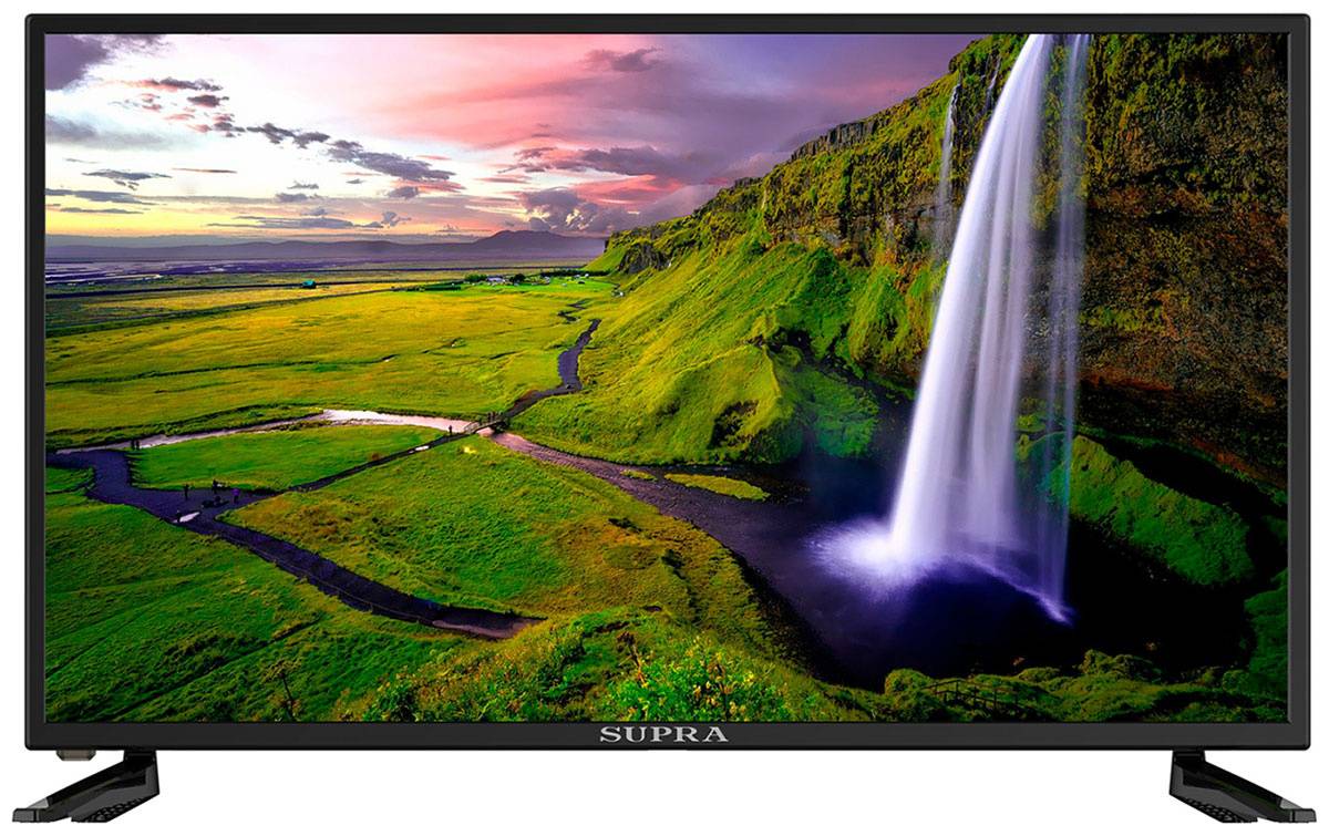 Телевизор Supra STV-LC39ST0045W, 39", LED, HD, Android, черный