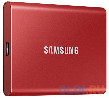 Внешний SSD диск 1.8" 500 Gb USB 3.1 Type-C Samsung T7 (MU-PC500R/WW) красный