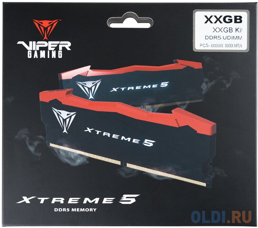 Память DDR 5 DIMM 48Gb (24Gbx2) 7600Mhz, PATRIOT Viper XTREME (PVX548G76C36K) (retail)